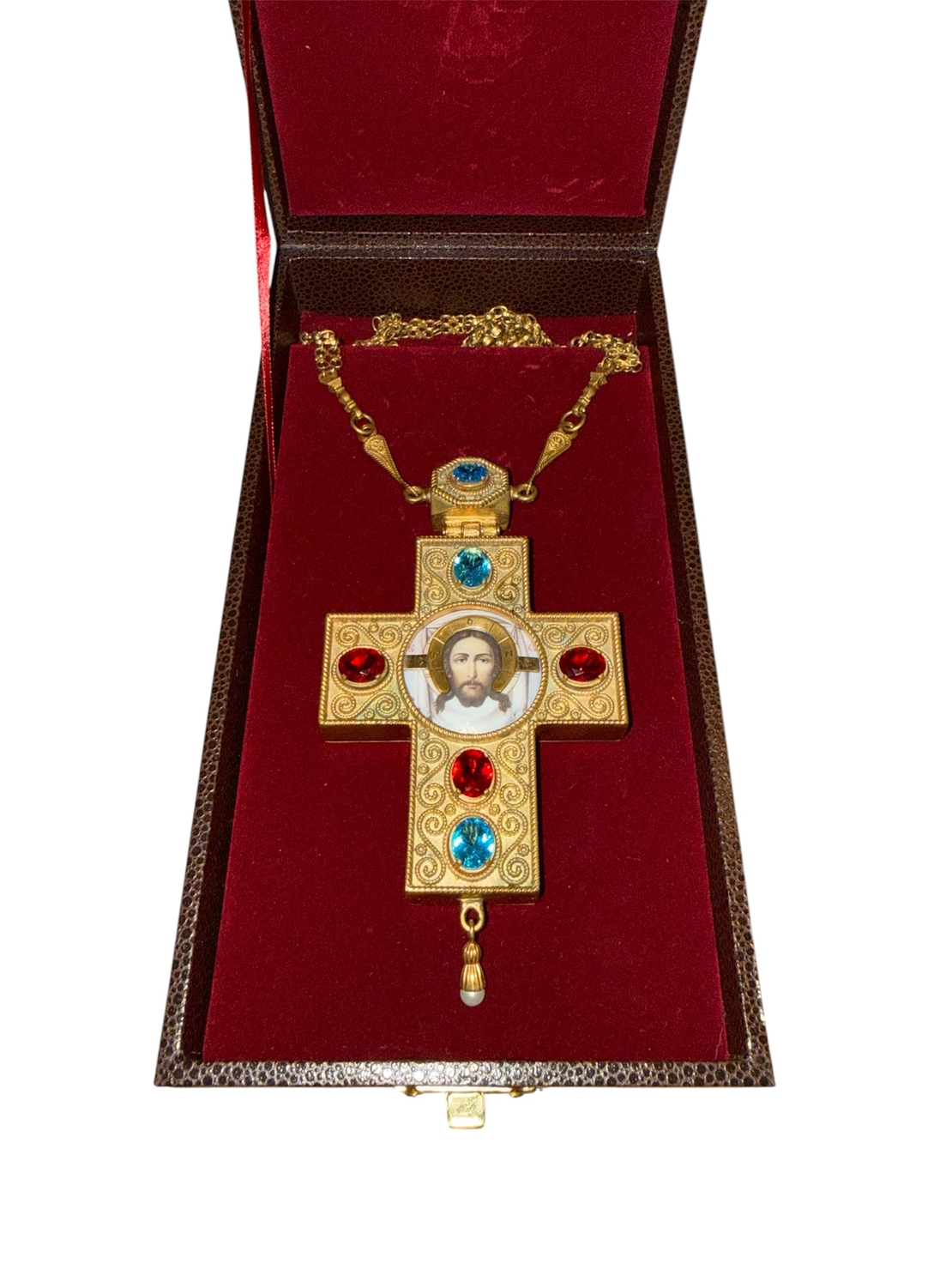Архирейски нагръден кръст с икона на Христос