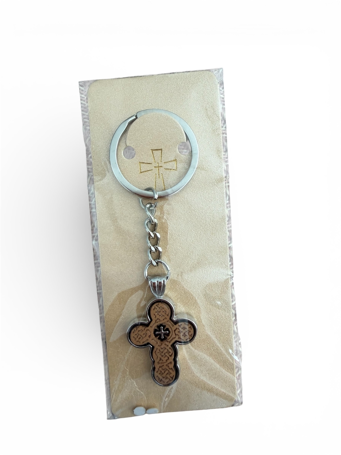 Православен ключодържател с декоративен кръст