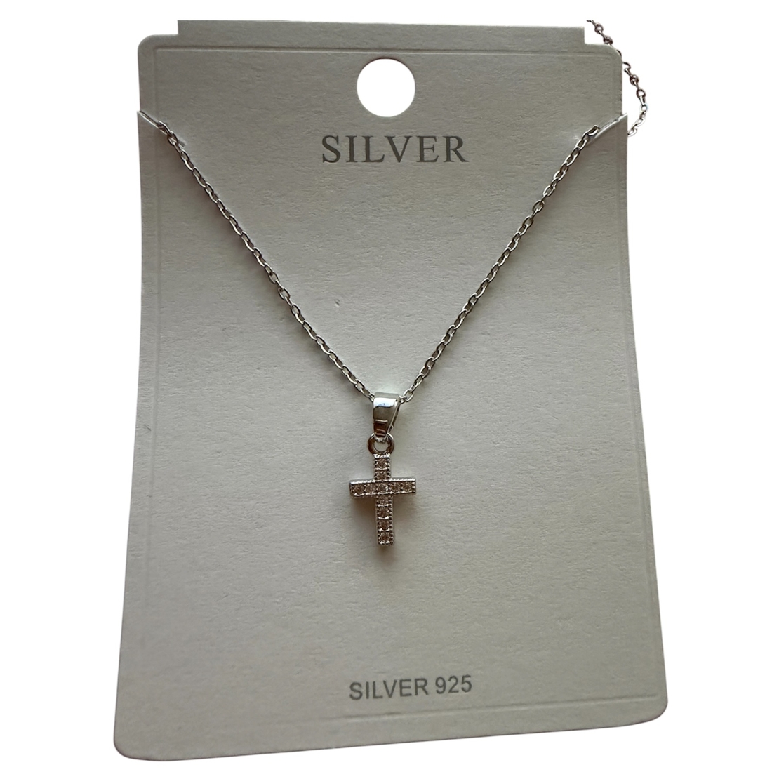 Сребърно колие с кръст – 925 сребро