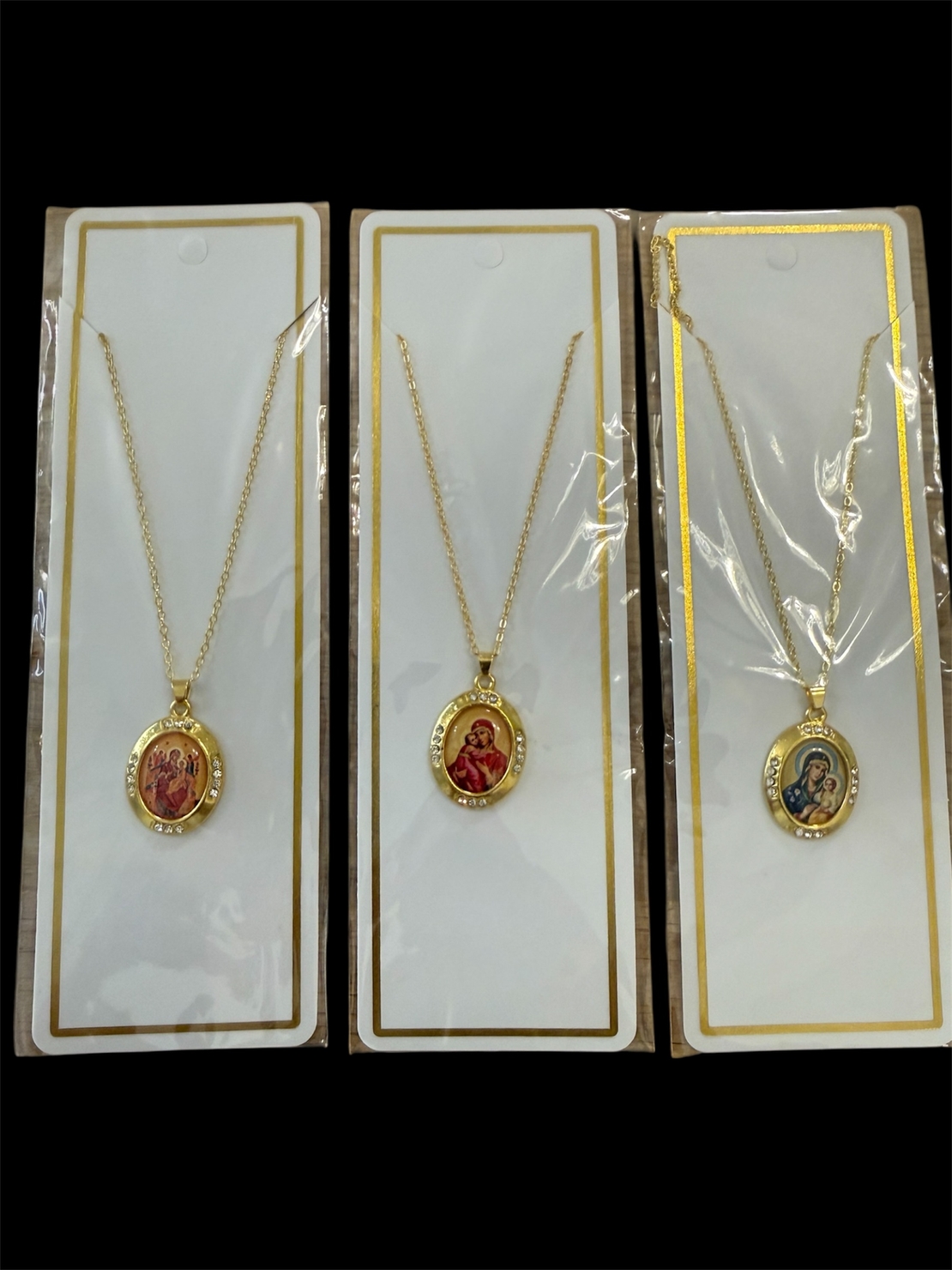 Православен медальон с икона – дубле покритие