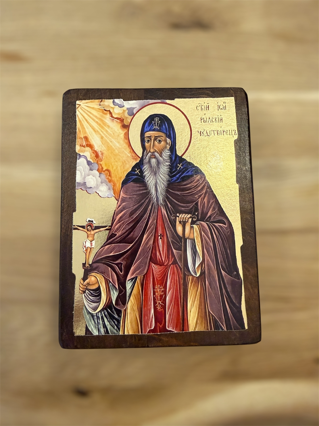 Икона на Св. Йоан Рилски Чудотворец – дървена
