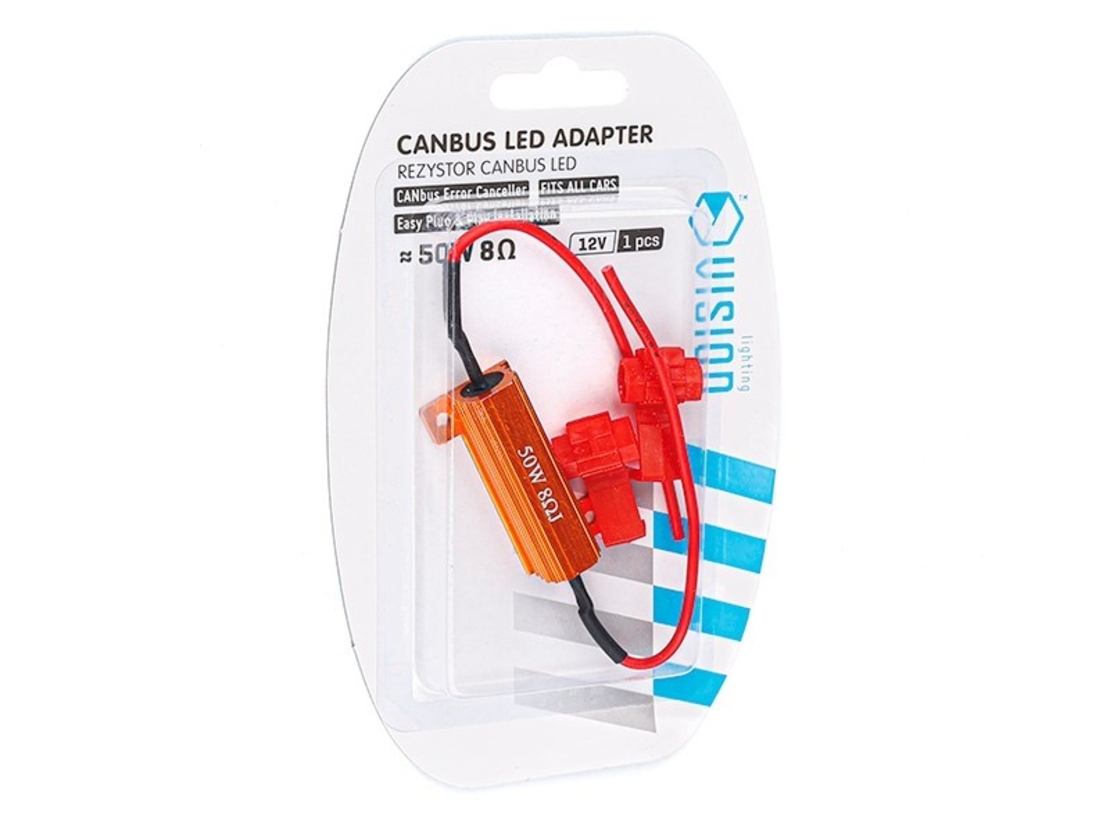CANBUS LED резистор 50W 8 Ohm – 12V – за LED автомобилни крушки