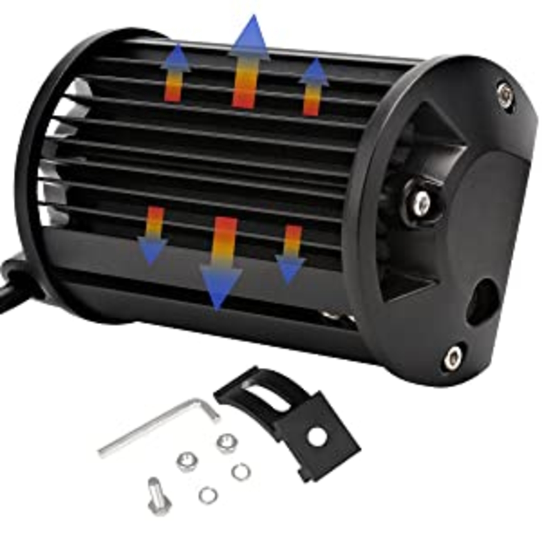 Универсален 90W Лед LED Халоген Фар Работна Лампа 12V - 24V с комбинирана бяла светлина за автомобил офроуд бус ван камион