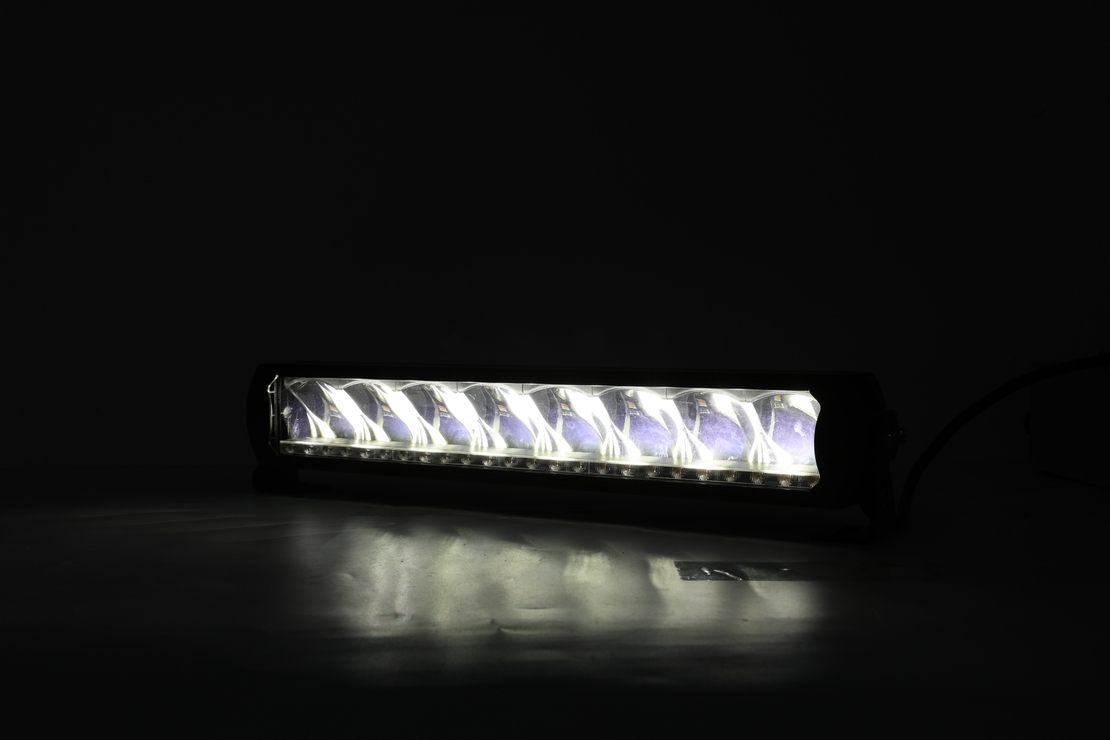 45 cm 12 - 24 V Висококачествен Led Bar Лед Бар Диоден Прожектор DRL с бяла габаритна светлина и оранжева аварийна блиц 80W 5500LM