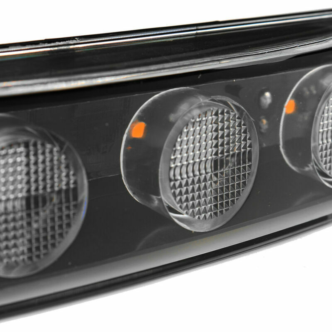 1бр Оранжев LED преден габарит маркер за Скания Scania- 180mm x 40 mm с букса