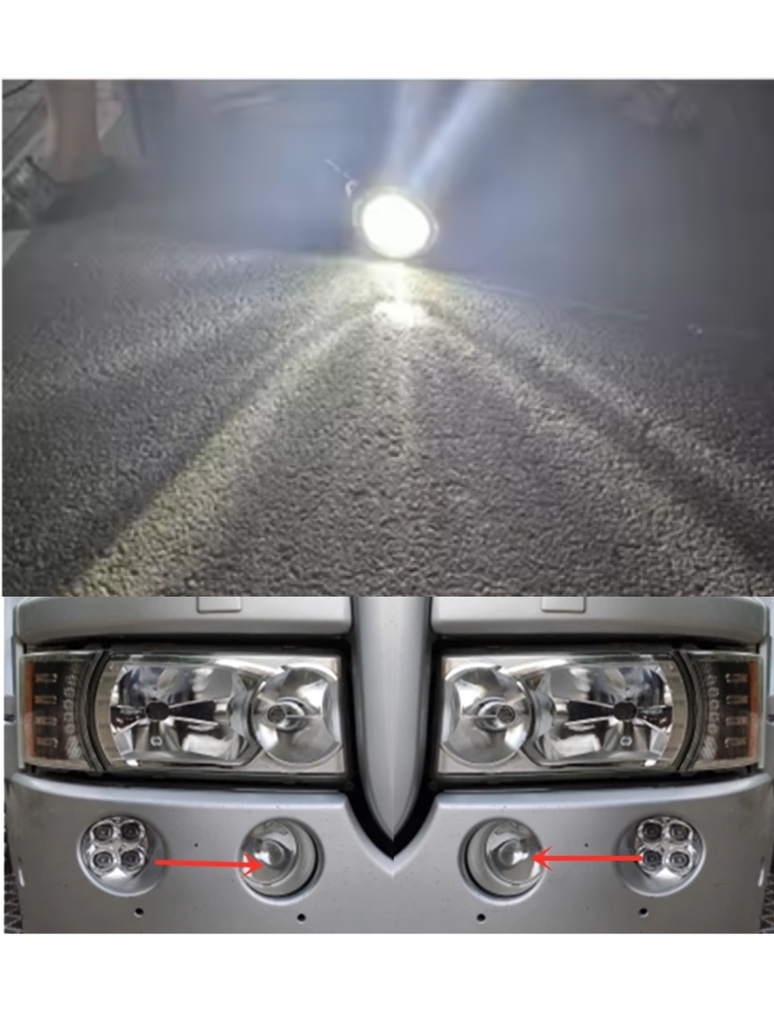 Десен LED халоген, фар за мъгла за SCANIA серия P, G, R, T 2004-2017 OEM: 1446354, 1852570, 1931614