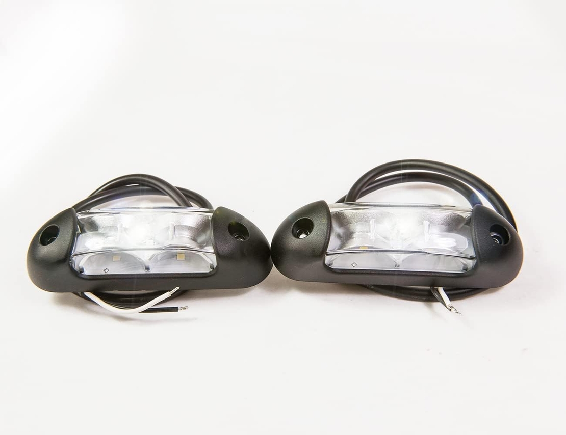 LED габарит, токос, 12V-24V, бяла, червена и оранжева светлина - за ремаркета, платформи, камиони и др.