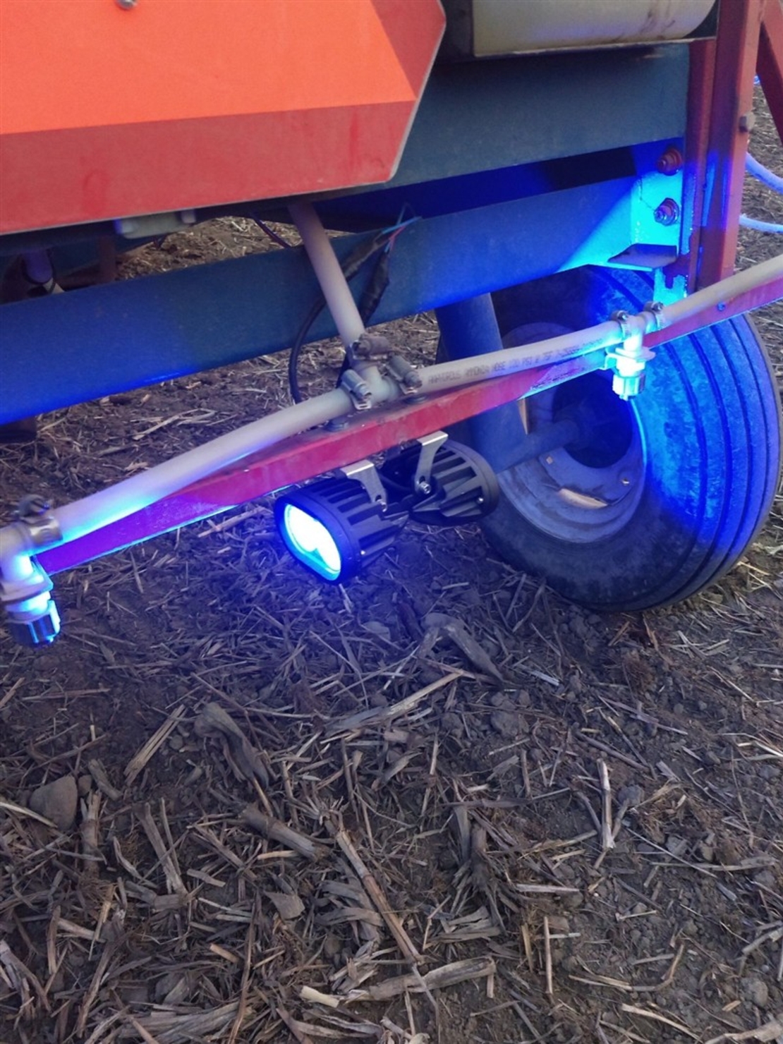 Led Лед работно осветление за щангата на пръскачка струйна лампа фар прожектор халоген синя светлина 12V-24V