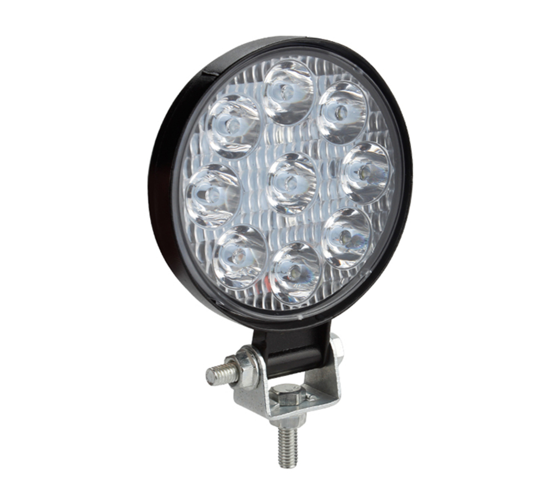 27W Кръгъл Led Диоден Фар Прожектор Дневни Светлини 12V 24V Слим Slim