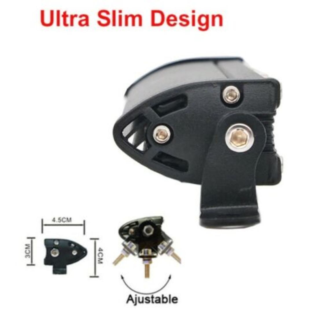 28.5 см LED Лед Диоден Бар 4500 lm, 90W Ултра Тънък 12-24V Комбинирана Combo - Flood и Spot Светлина