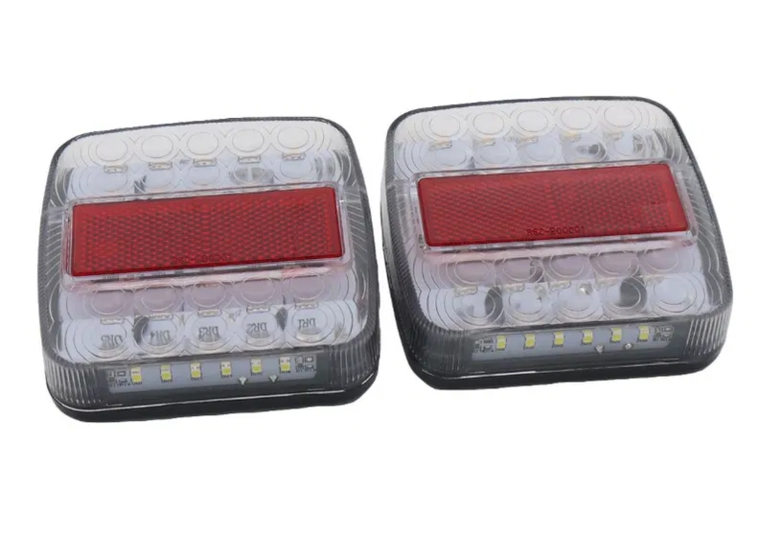 Комплект Диодни LED Лед Стопове 12V - за Бус Камион Ремарке Караванa Платформа