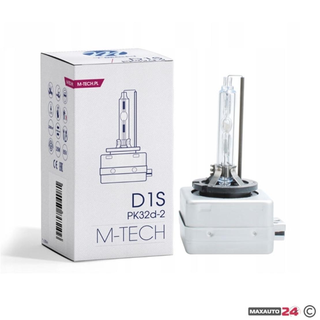 Ксенонова крушкa M-TECH D1S 35W 6000K