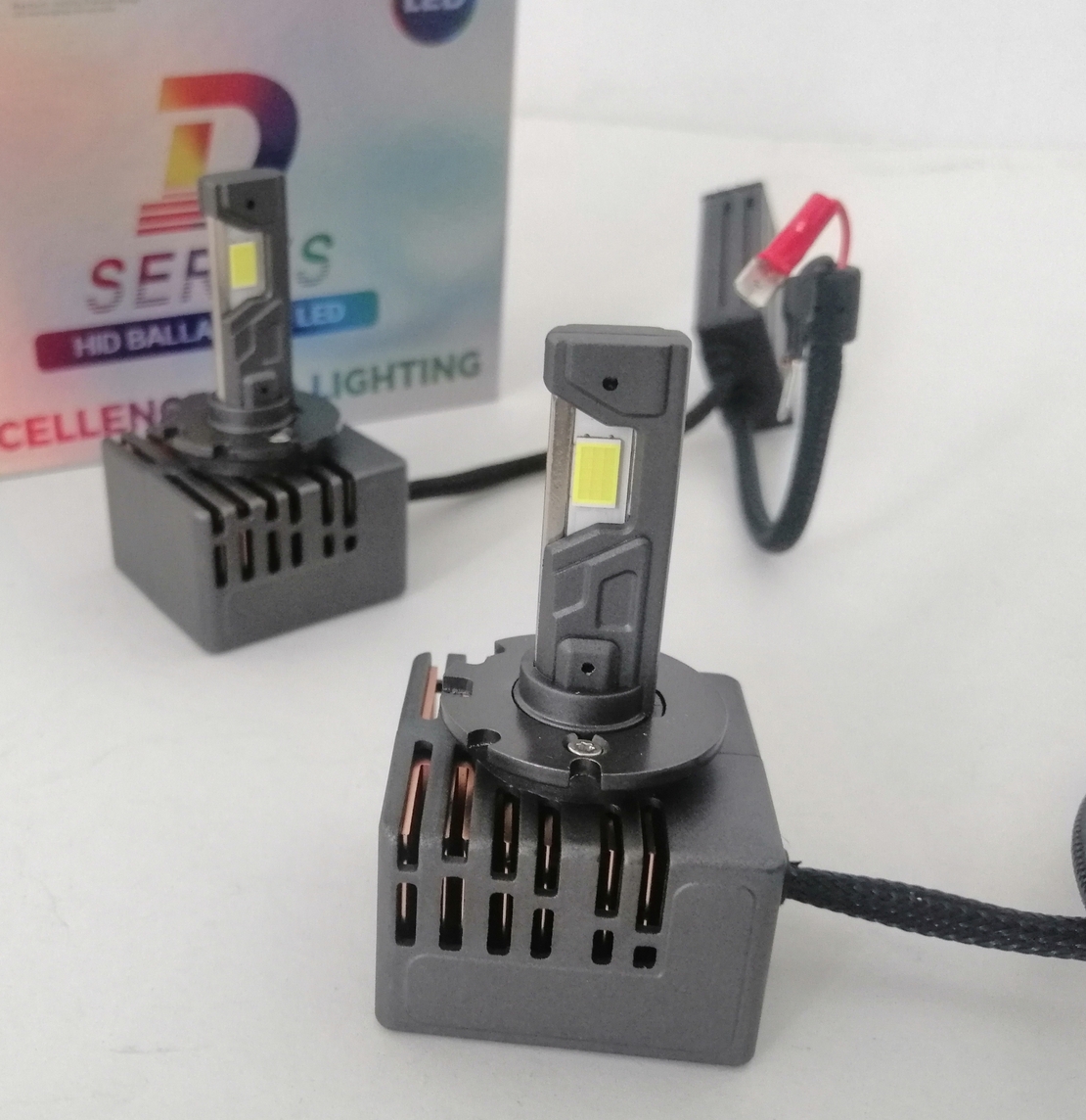 LED крушки ксенон директна замяна без баласт 12V, D1R, D1S, D2R, D2S, D3R, D3S, D4R, D4S, кутия 2бр.
