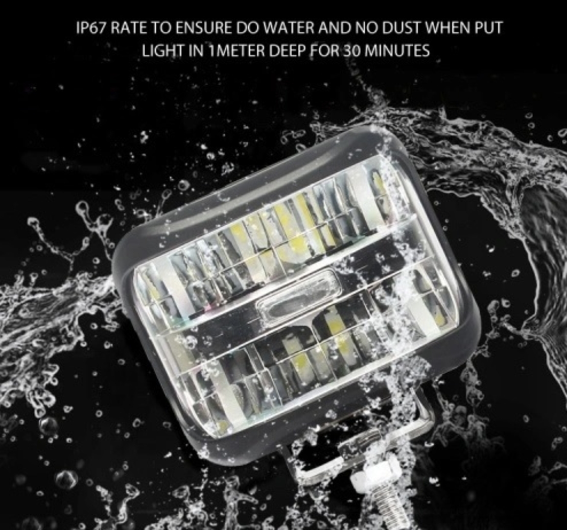8 LED 20W 1600LM Универсален Халоген Работна Лампа Бяла Светлина 12-24V за Ролбар АТВ Джип 4Х4