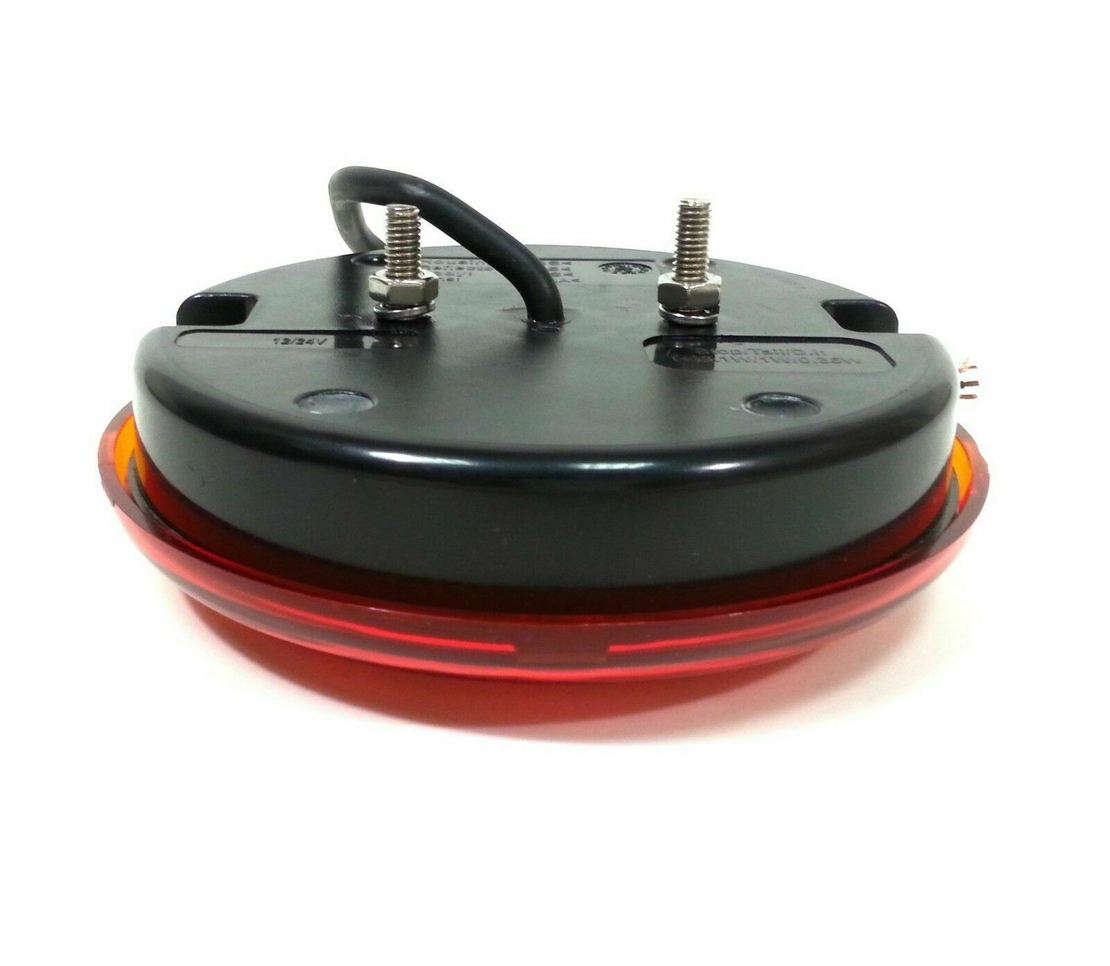 LED Лед Диоден Стоп Тип Хамбургер, Slim, Ø14cm, 12V-24V, За Камион, Ремарке, Бус , Каравана, Кемпер