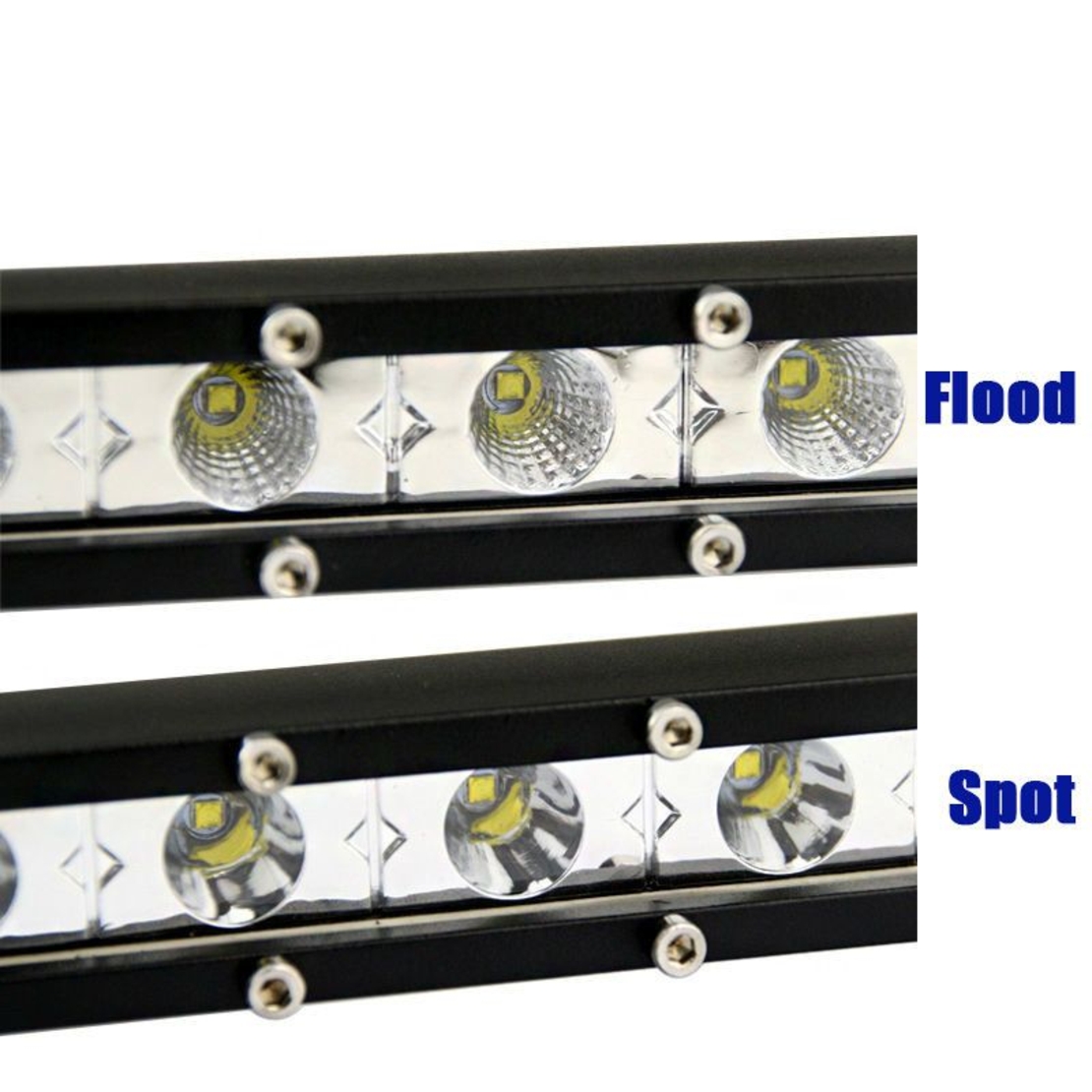 49,5 См Мощен Slim LED бар с Комбинирана Combo светлина 54W 18 LED 12V 24V АТВ, Джип, 4х4, Offroad
