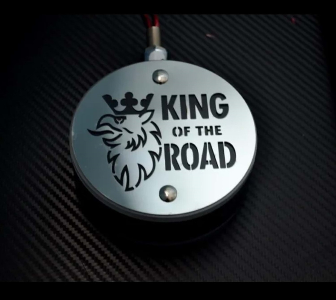 Комплект от 2бр Светодиодни LED Лед Габарити Обеци 24V бяло-червено King