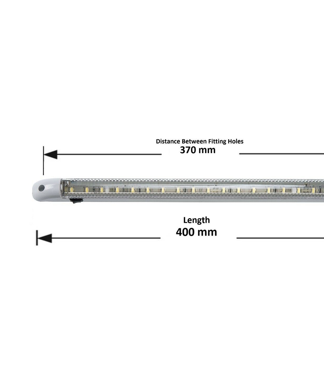 LED Лед Диодна Лампа, Тръба, 40см, Синя Светлина, 24V, За Автомобил, Камион, За Дома или Офиса