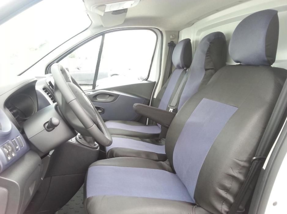 2+1 Калъфи тапицерия за предни седалки за Опел Виваро Opel Vivaro 2014+ Рено Трафик Renault Trafic 2014+ TAP285