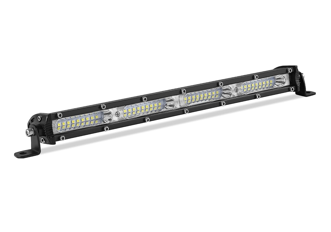 33.2 См 108W Едноредов Мощен Диоден LED Лед Бар 36 Led Ултра Тънък Халоген Лампа Прожектор 12V 24V АТВ, Джип 4х4 Offroad Камион и др.