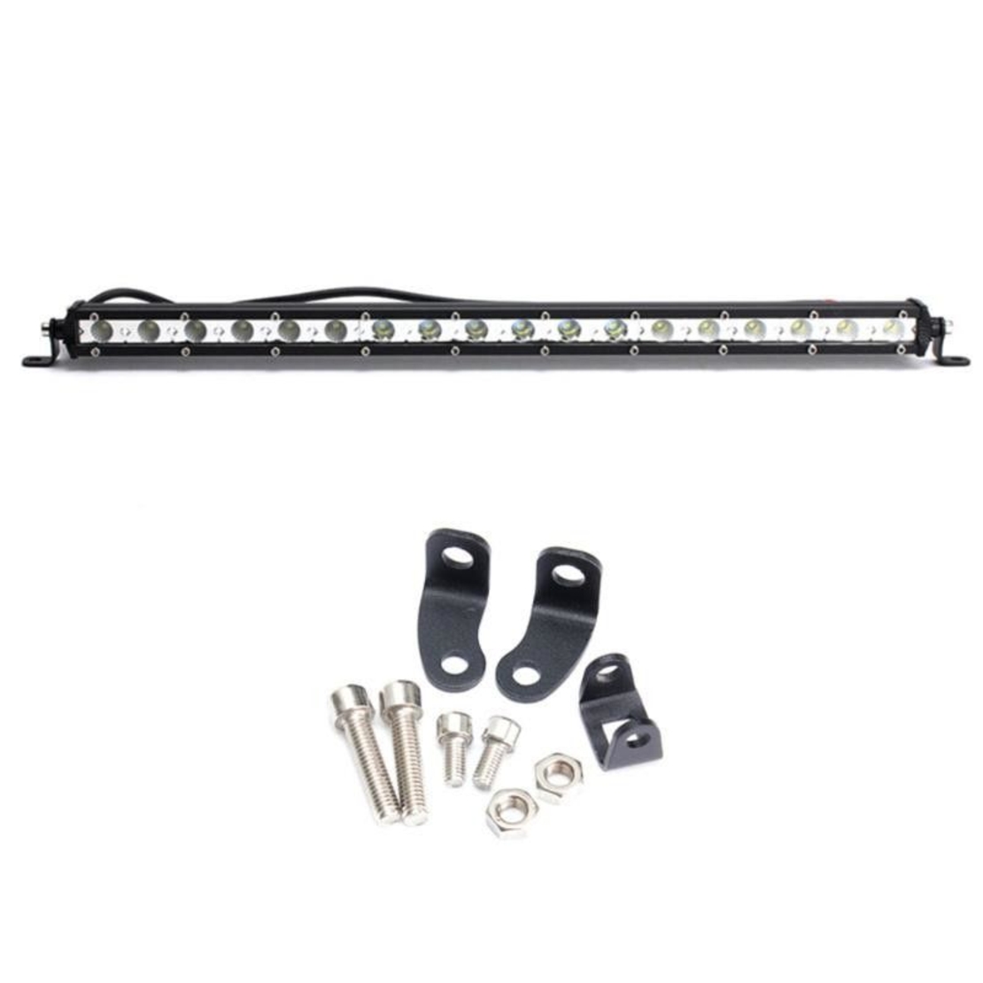 49,5 См Мощен Slim LED бар с Комбинирана Combo светлина 54W 18 LED 12V 24V АТВ, Джип, 4х4, Offroad