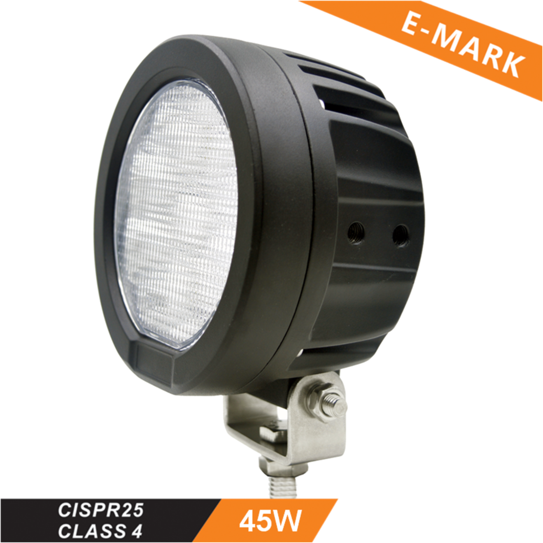 ЛЕД Диоден Халоген LED Фар - 3825lm 12,6cm 45W PRO - Трактор, Комбайн - John Deere OEM RE19079 AR85260 RE12718