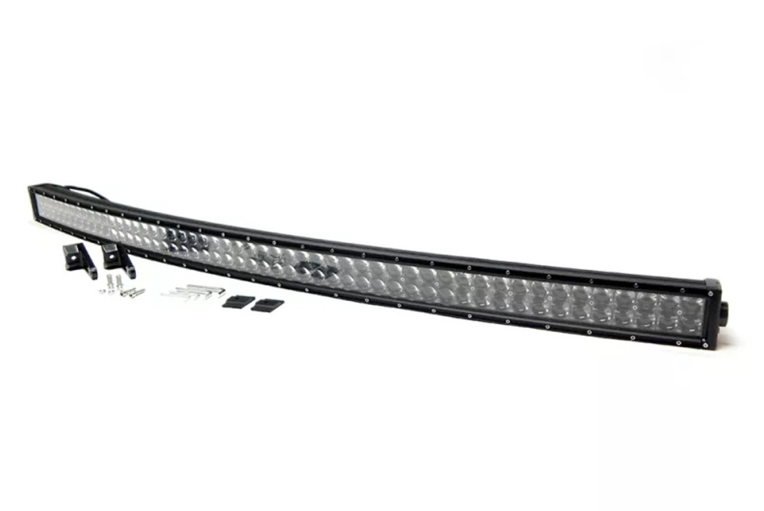 Извит 132См 300W Мощен Led Bar Лед Диоден Бар Прожектор с насочена бяла светлина 12V 24V