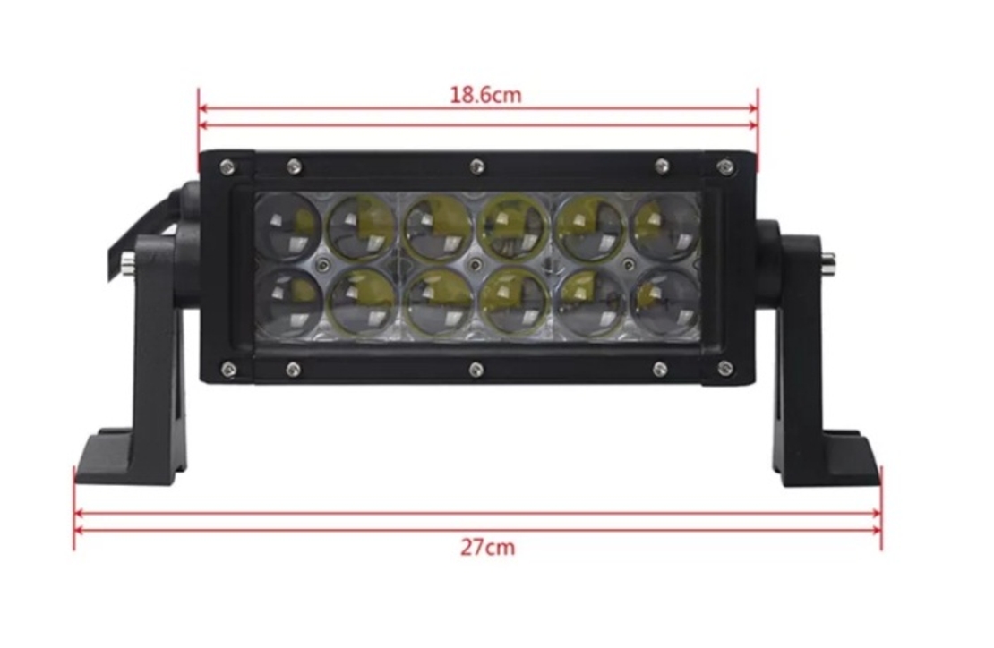 18.5 См 36W Led Bar Лед Диоден Бар Халоген Прожектор с комбинирана бяла светлина 12V 24V за автомобил джип оffroad камион
