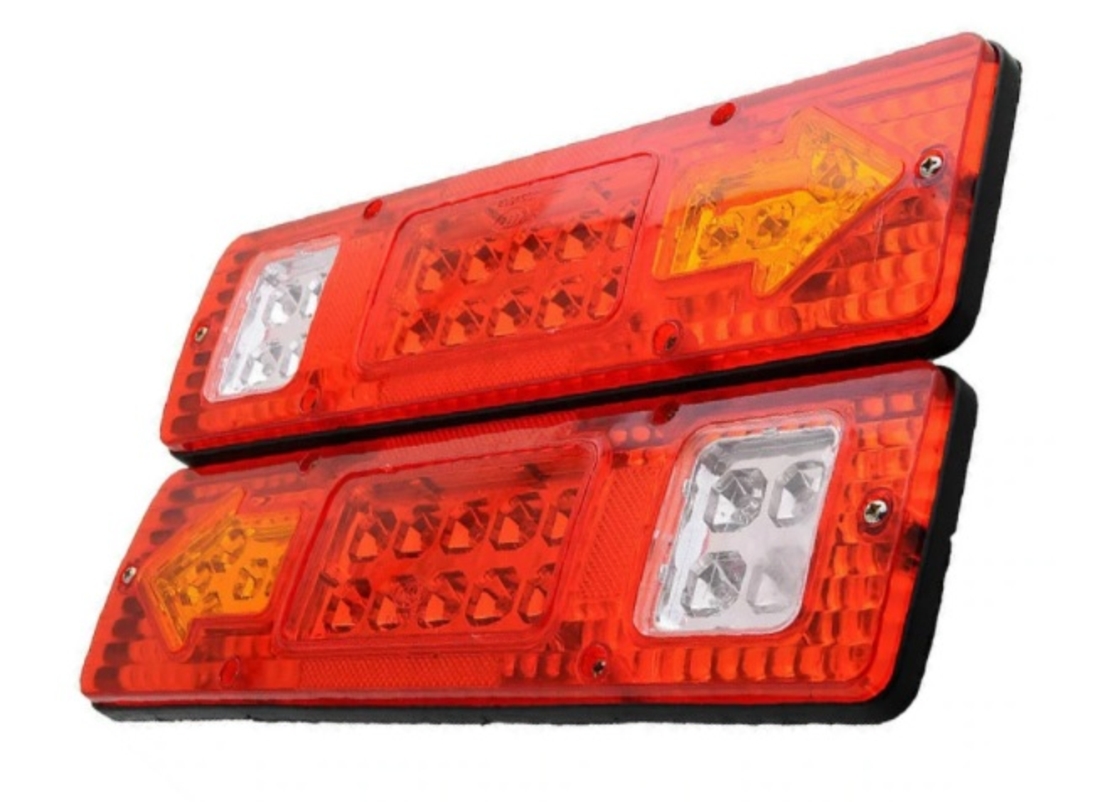 Комплект LED стопове стоп светлина с мигач задна светлина 12v за камион бус ТИР ремарке каравана 29 x 8 cm