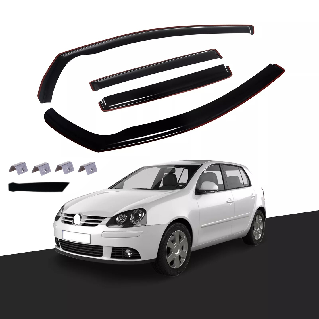 Комплект от 4бр. ветробрани за VW GOLF 5 5 врати Хечбек HTB 2003 - 2008