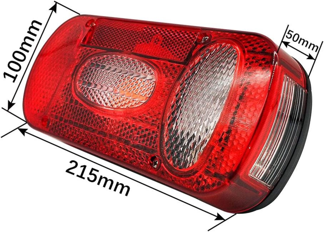 Комплект Стопове Задни Свeтлини С Крушка 12v Подходящи За Бус Камион Ремарке Караванa Платформа Със Сертификат E11 E Mark Е Марк