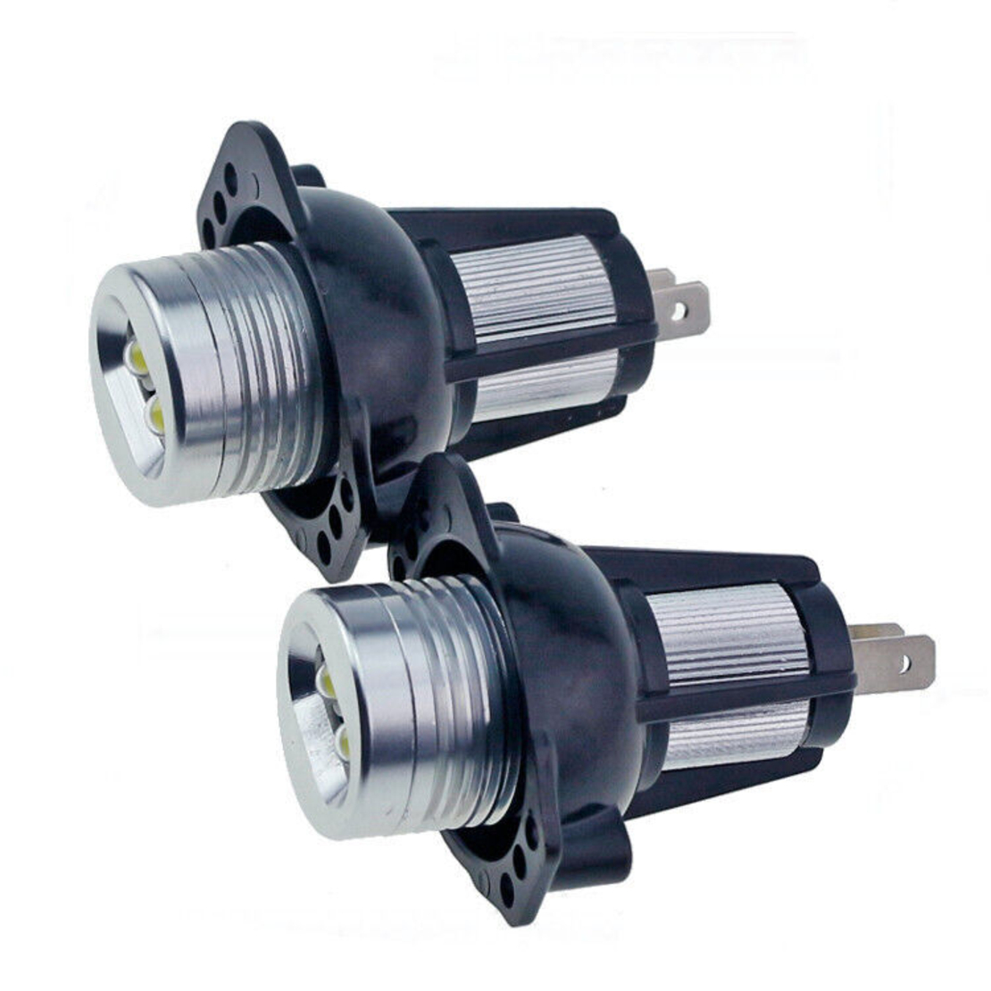 Комплект от 2 броя ярки бели LED крушки Angel Eyes ангелски очи 12V за BMW Е90 Е91 с Canbus без грешки