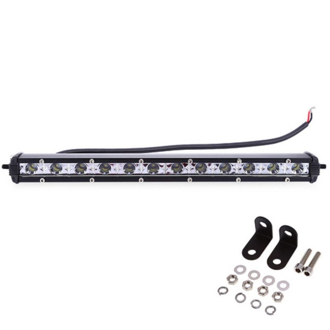 34 См Slim Мощен LED бар с насочена Spot светлина 36W 12 LED 12V 24V АТВ, Джип, 4х4, Offroad, Камион