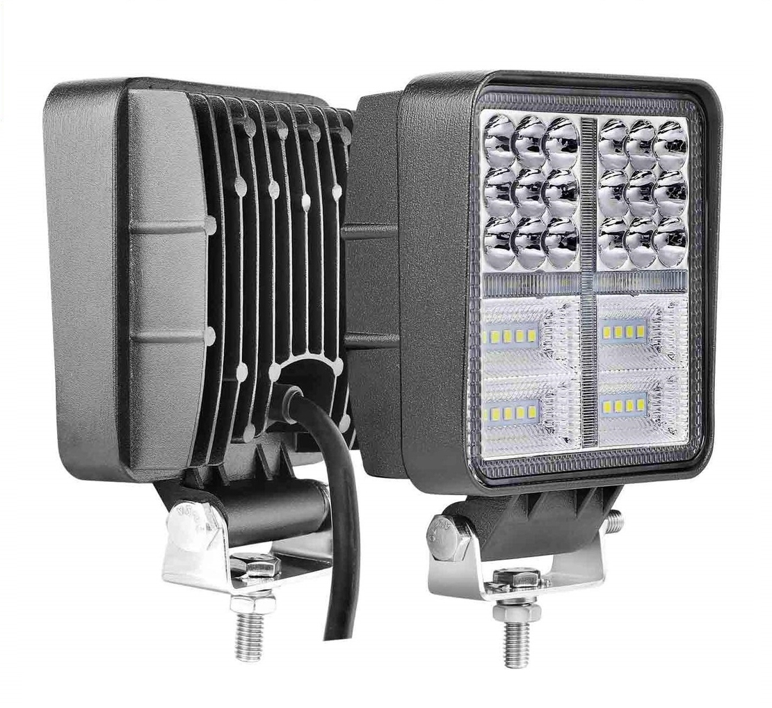 Мощен 162W LED 54 ЛЕД Диоден Фар Работна Лампа Прожектор Задна Светлина 12V 24V
