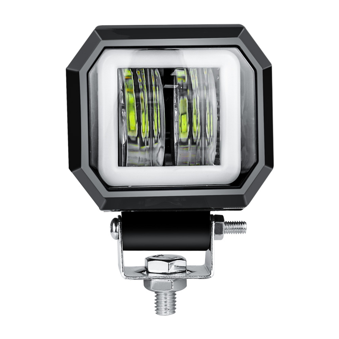 7D LED Халоген 7.6см Диодна Работна Лампа Диоден Фар Прожектор Задна Светлина 20W 1000lm 12V/24V