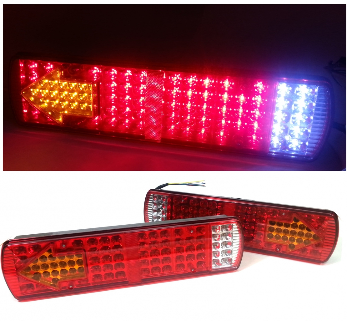 LED стопове мигач задна светлина 12V за камион бус ТИР, ремарке 2x ST0083
