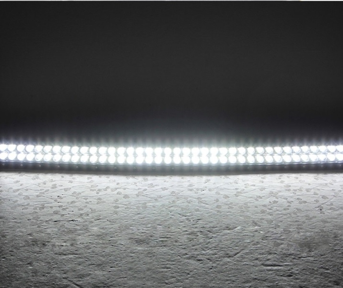 107 См Извит Мощен Led Бар 240w 80 Led 12v 24v Атв, Джип, 4х4, Offroad, Камион