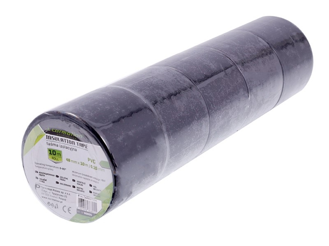 Изолирбанд Изолационна лента 48мм x 10м x 0.15mm черен Carmotion
