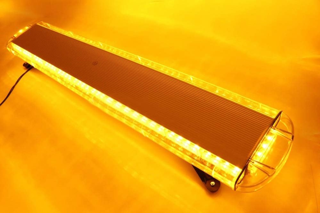 12V 24V Лед Led Диодна Мощна Аварийна Сигнална Лампа Буркан с Магнит 130 см 10 режина Бяло Стъкло За Пътна Помощ Платформа Снегорин и др.