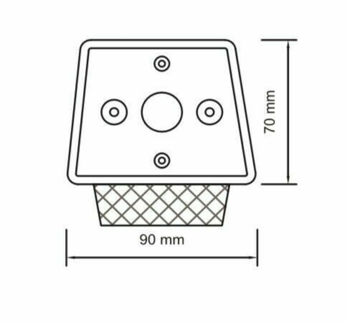 Комплект Лява и Дясна LED Габаритни Светлини 12V за покрив Transit Mk5 Mk6 1991-2006