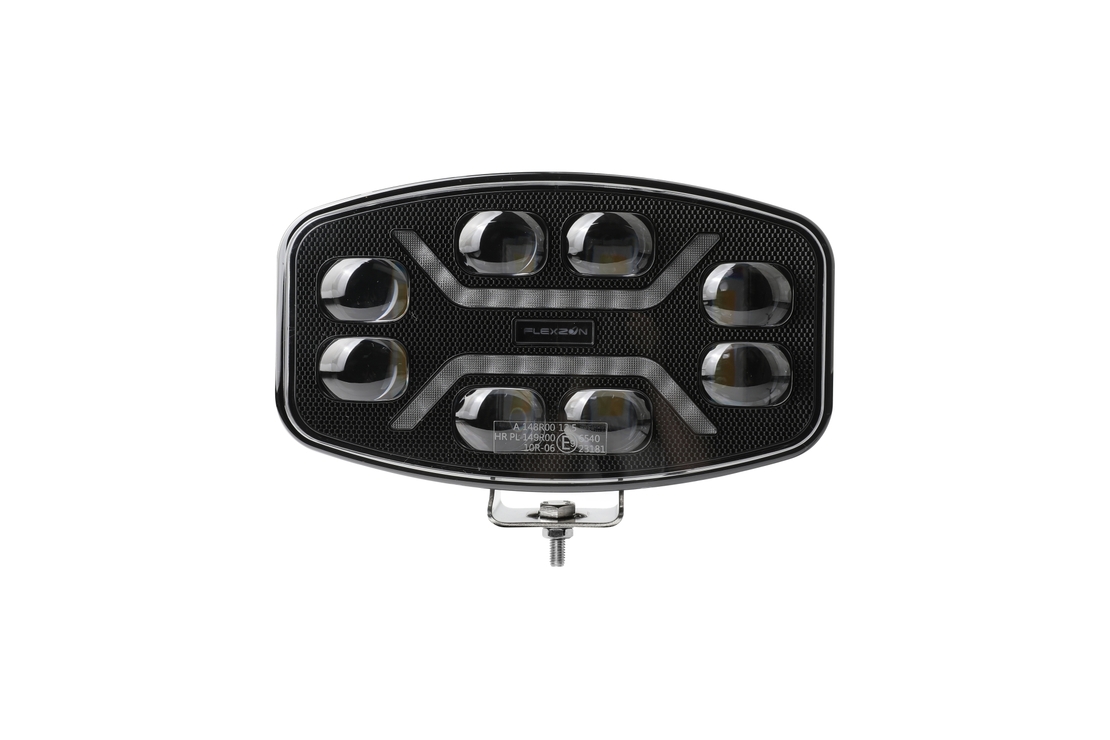 LED Халоген Фар DRL бяла/жълта светлина - 12-24V за джип, камион, агротехника и др.