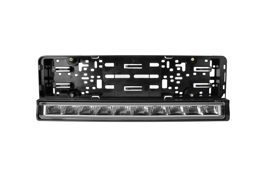 Рамка за Номер с Вграден LED Бар 20 51cm 12v 24v Бяла и Оранжева Дневна DRL Габаритна Светлина