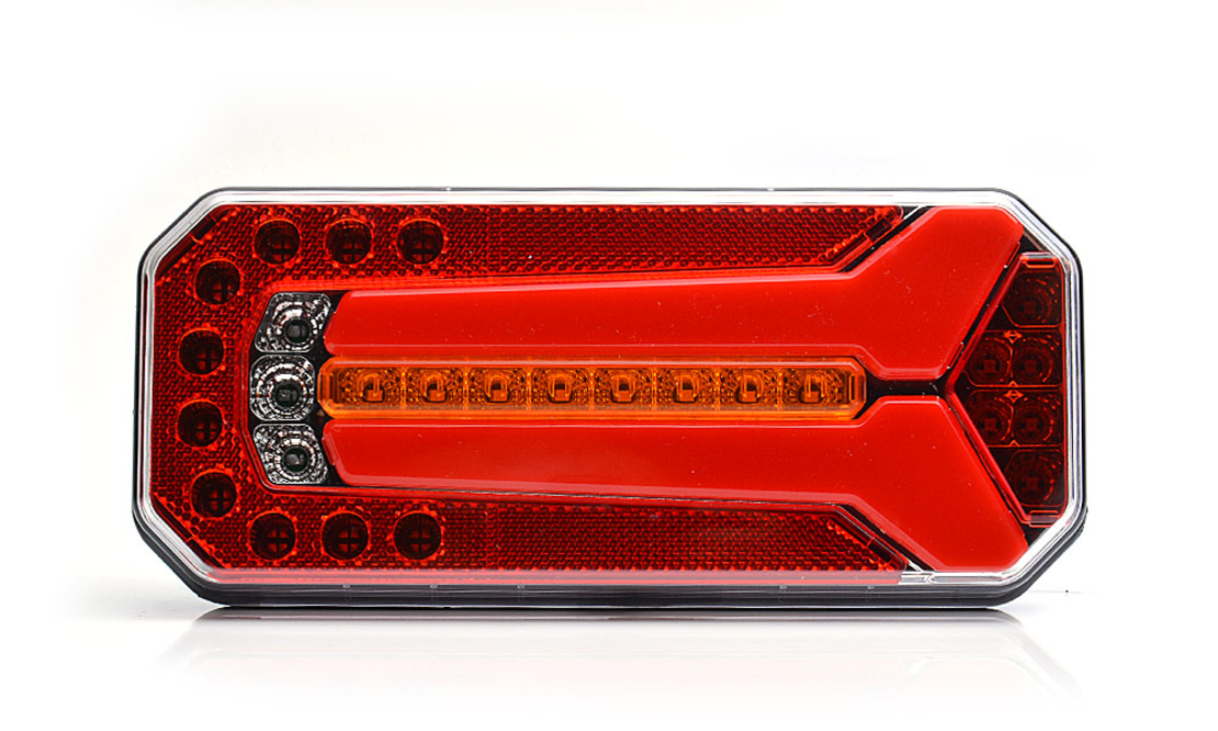 Комплект LED Светодиодни Стопове, Ляв и Десен, 4 Функции, Е-Мark, Неон Ефект, 12V-24V