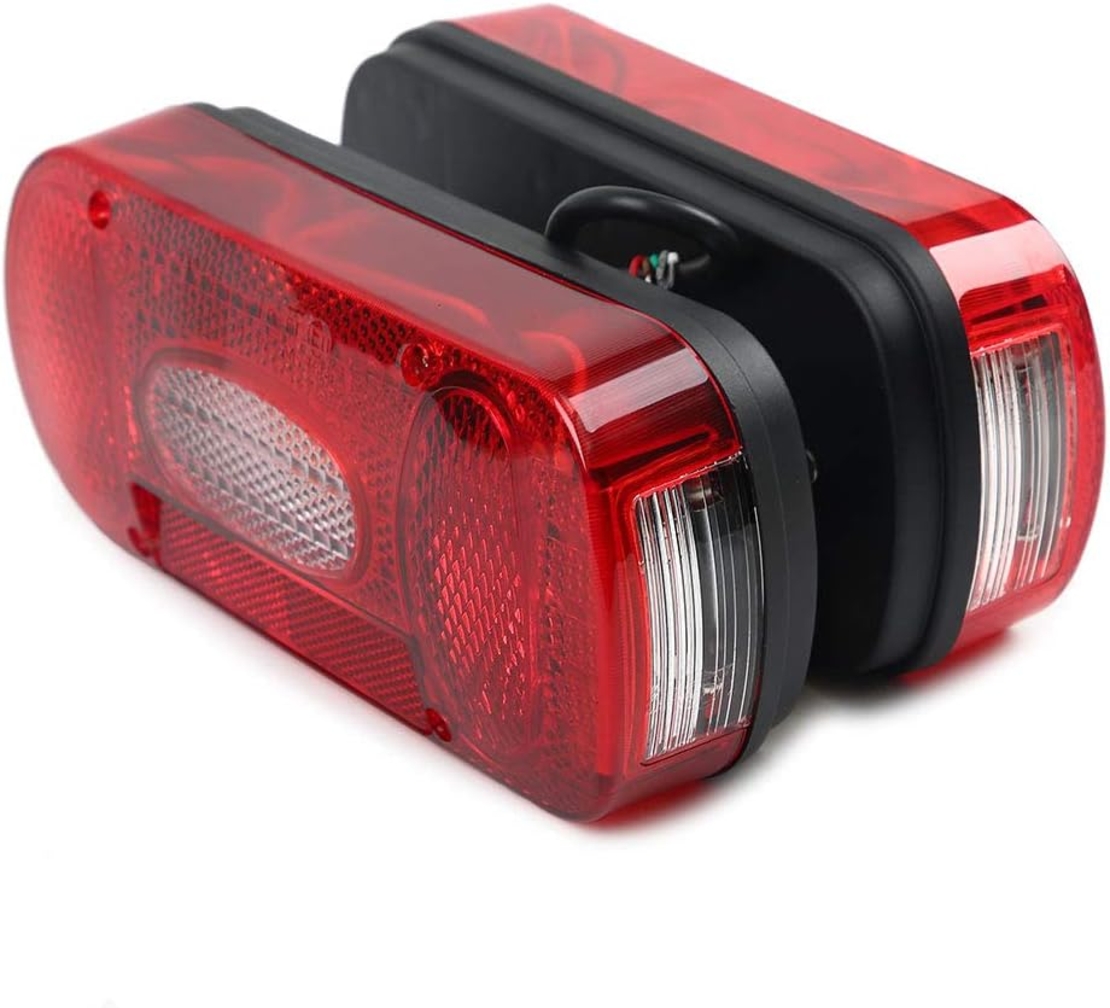 Комплект Стопове Задни Свeтлини С Крушка 12v Подходящи За Бус Камион Ремарке Караванa Платформа Със Сертификат E11 E Mark Е Марк