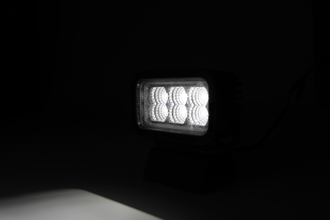 42W LED Халоген Бял, Разпръсната светлина с жълта и червена DRL светлина 12V-24V