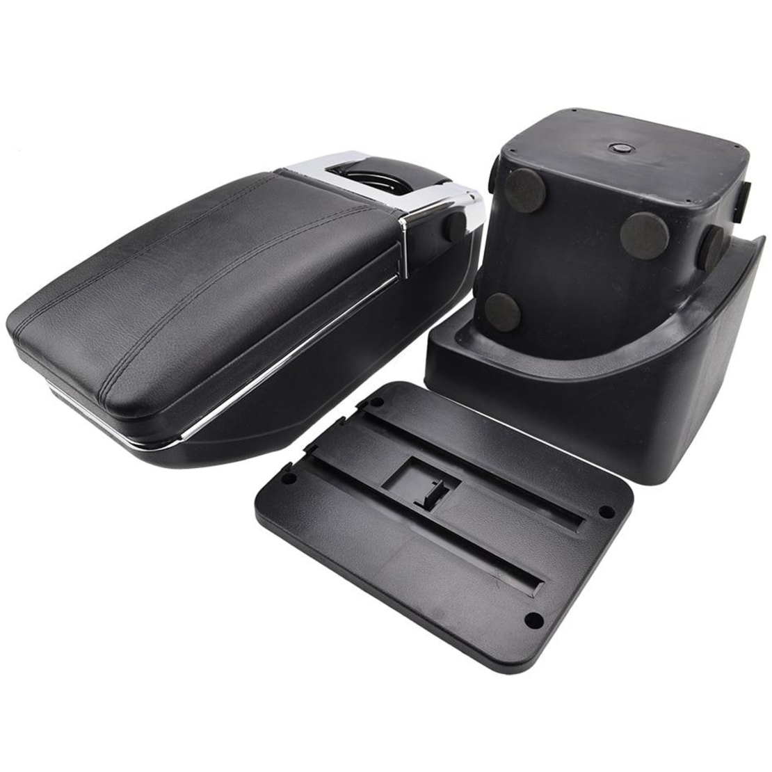 Подлакътник барче за Ford Focus MK2 2005–2011 - Еко кожа – Черен