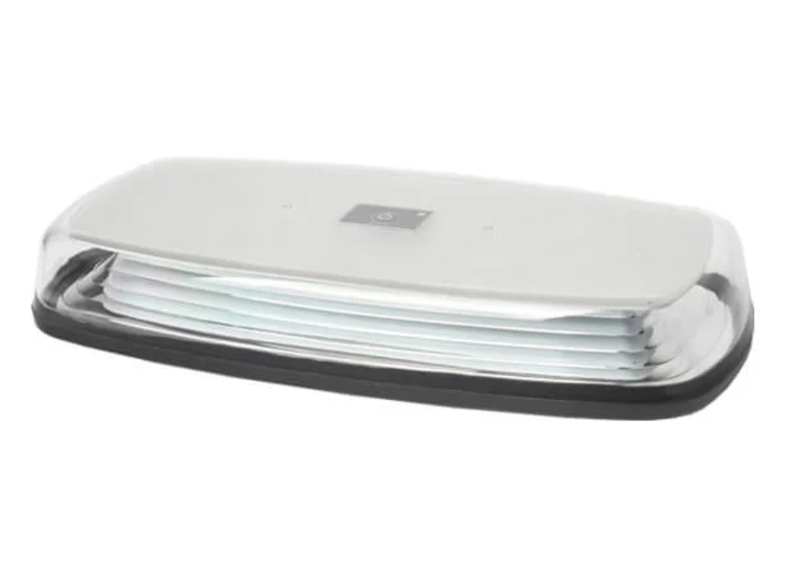 Wireless Безжична Лед Led Блиц Аварийна Сигнална Лампа Маяк с презареждаща се батерия с магнит 12V - 24V за пътна помощ платформа агро техника и др.