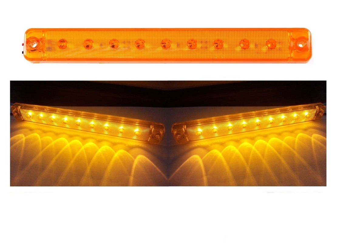 9 LED 12V ОРАНЖЕВ МАРКЕР СВЕТОДИОДЕН ГАБАРИТ