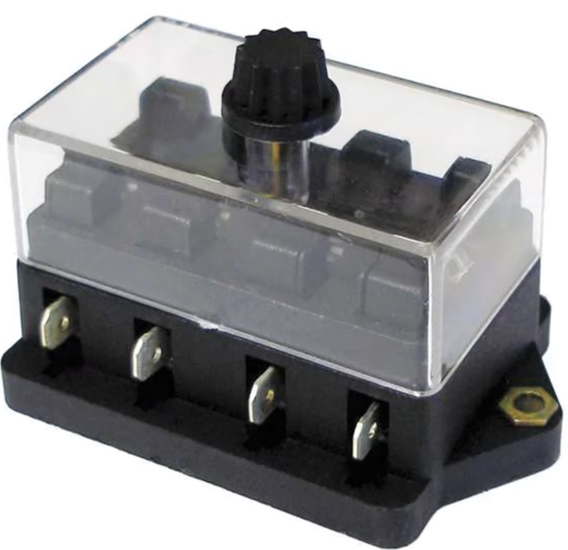 Легло за бушони с 4бр гнезда 12V - 24V