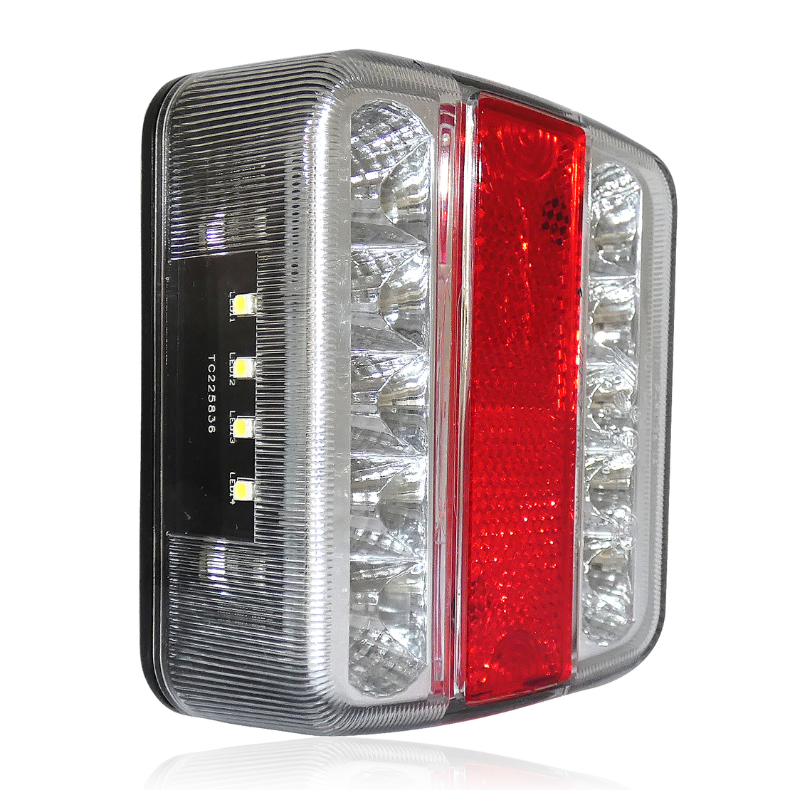 Комплект от 2 броя Мултифункционални Диодни LED стопове стоп задна светлина 12V 24V за бус камион ТИР ремарке каравана